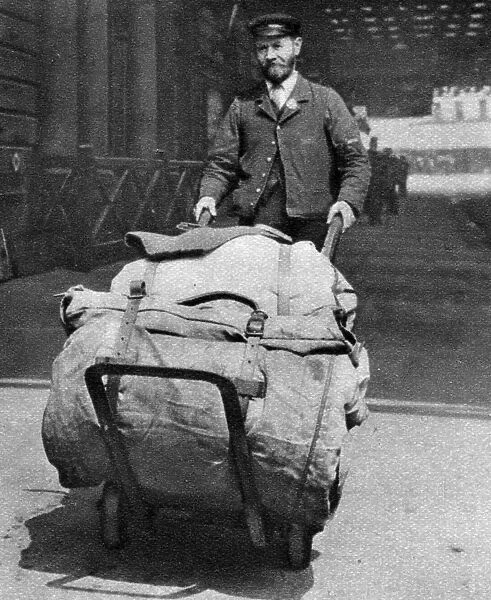 A train porter, London, 1926-1927