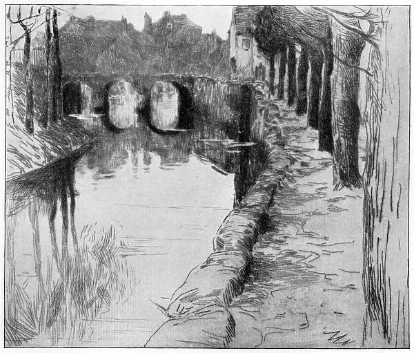 Vieux Canal, 1898. Artist: Albert Baertsoen