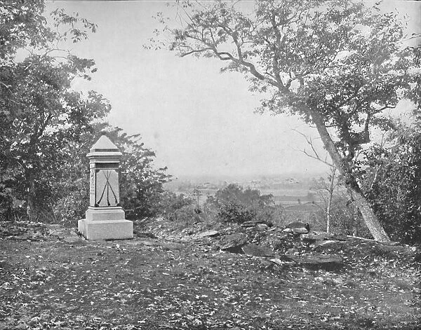 View from Culps Hill, Gettysburg, Pennsylvania, c1897. Creator: Unknown