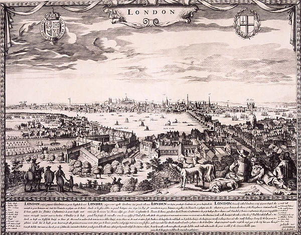 View of London from Southwark, 1710