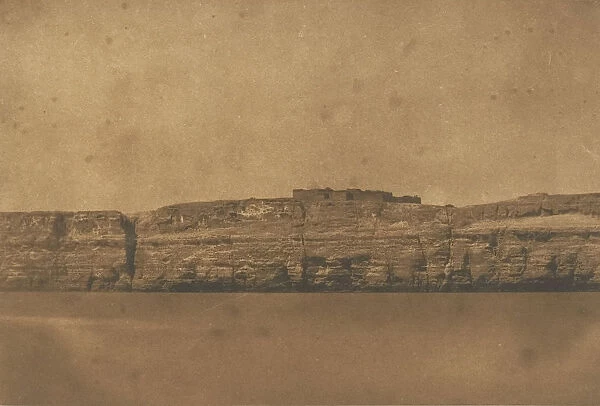Vue de Djebel-el-teir et du Convent de la Poulie, 1850. Creator: Maxime du Camp