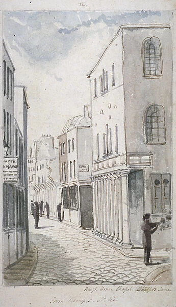 The Weigh House Chapel, Eastcheap, City of London, 1834. Artist