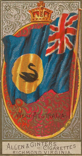 West Australia, from Flags of All Nations, Series 2 (N10) for Allen &