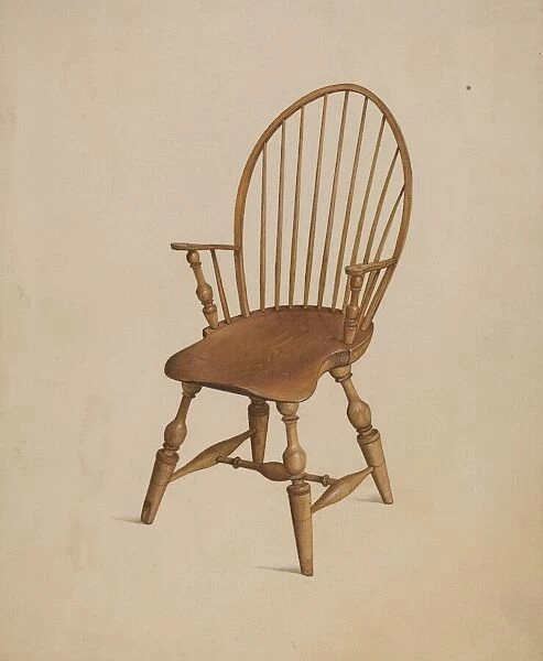 Windsor Chair, 1937. Creator: Ray Holden