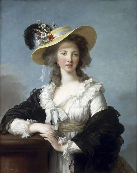 Yolande Martine Gabrielle de Polastron, Duchess of Polignac. Artist: Vigee-Lebrun, Marie Louise Elisabeth (1755-1842)