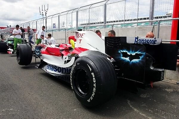 Formula One World Championship: Batman: The Dark Knight Branding on the Toyota TF108