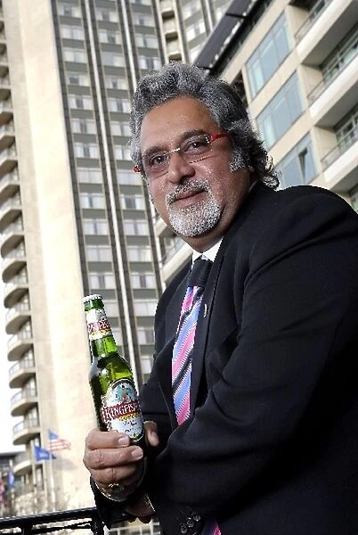 Vijay Mallya Portraits: Vijay Mallya, Force India F1 Team co-owner and Chairman of the United Breweries Group and Kingfisher Airlines