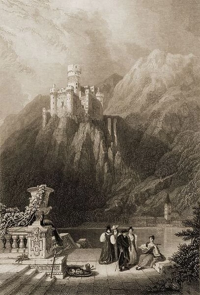 Thurnberg Castle, Aka Burg Maus, Germany, Built 1356. Engraved By J. T. Willmore From A 19Th Century Print By D. Roberts