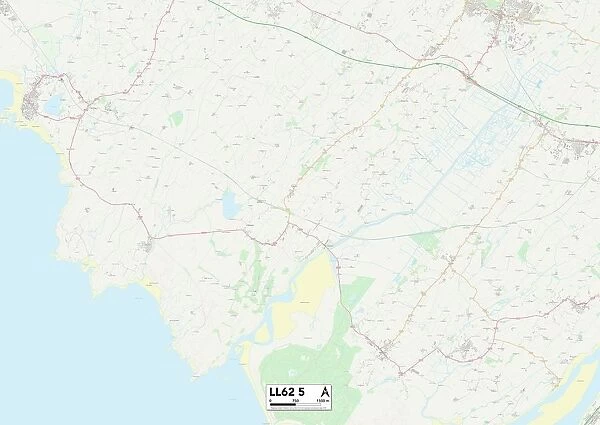 Anglesey LL62 5 Map