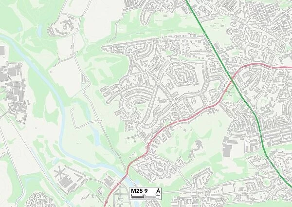 Bury M25 9 Map