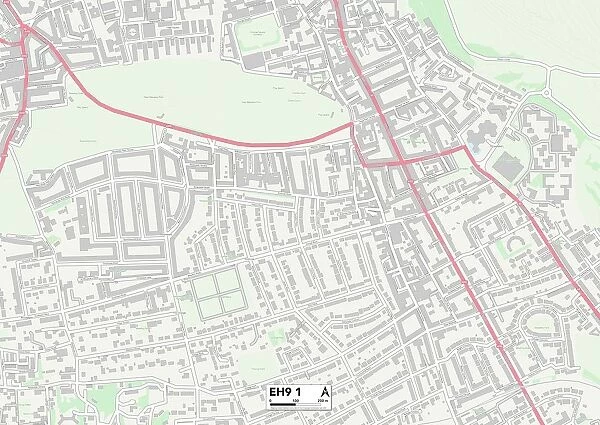 Edinburgh EH9 1 Map