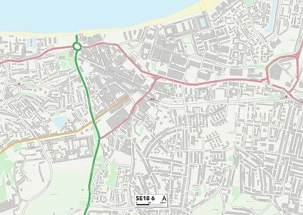 Greenwich SE18 6 Map