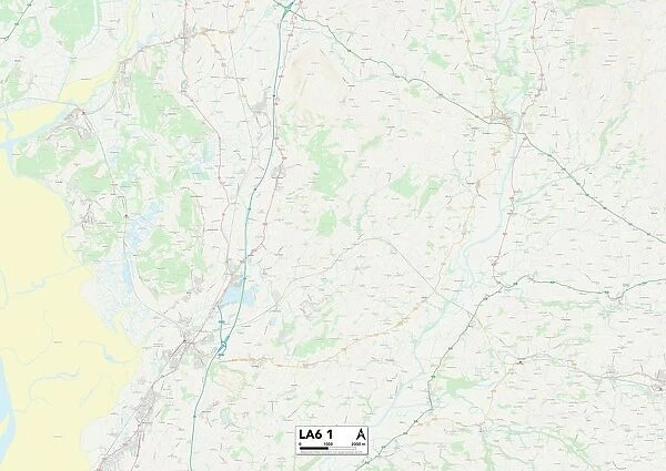 Lancaster LA6 1 Map