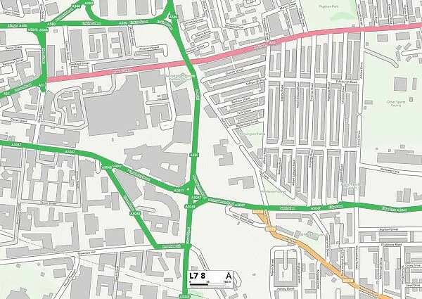 Liverpool L7 8 Map