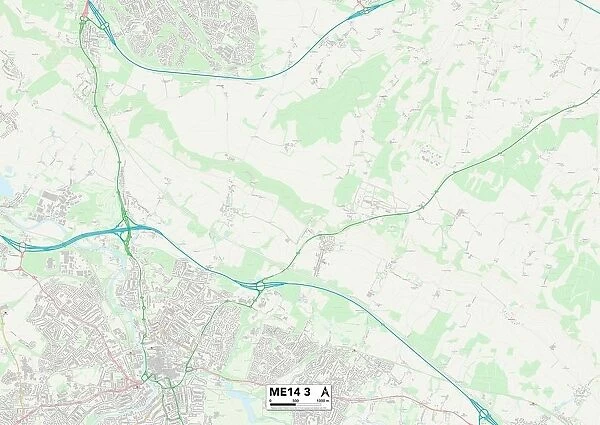 Maidstone ME14 3 Map