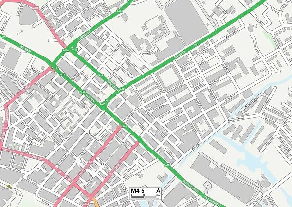 Manchester M4 5 Map