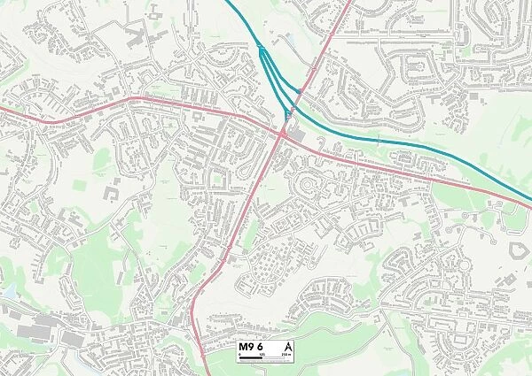 Manchester M9 6 Map
