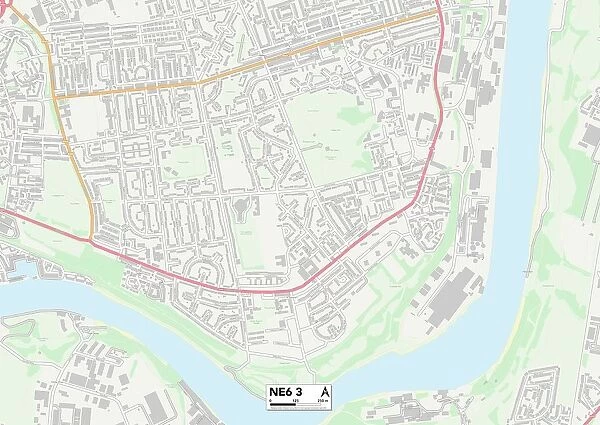 Newcastle NE6 3 Map