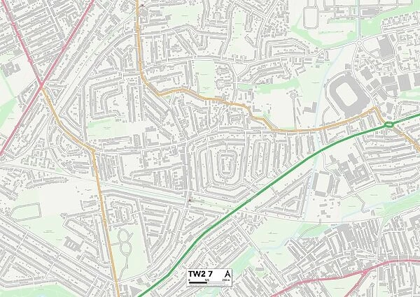 Richmond upon Thames TW2 7 Map