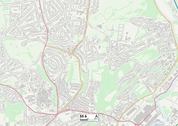 Sheffield S5 6 Map