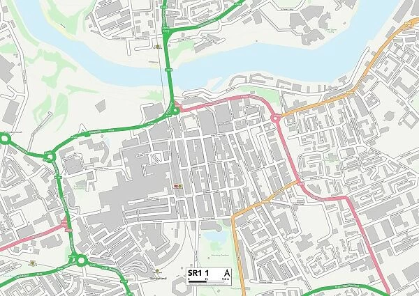 Sunderland SR1 1 Map
