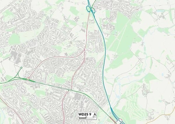 Watford WD25 9 Map