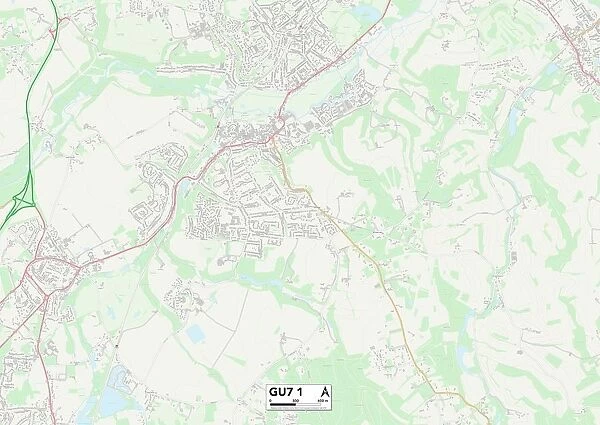 Waverley GU7 1 Map
