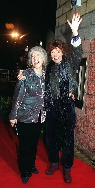 Actress Emma Thompson arrives at premiere January 1998 of new movie The Winter Guest in
