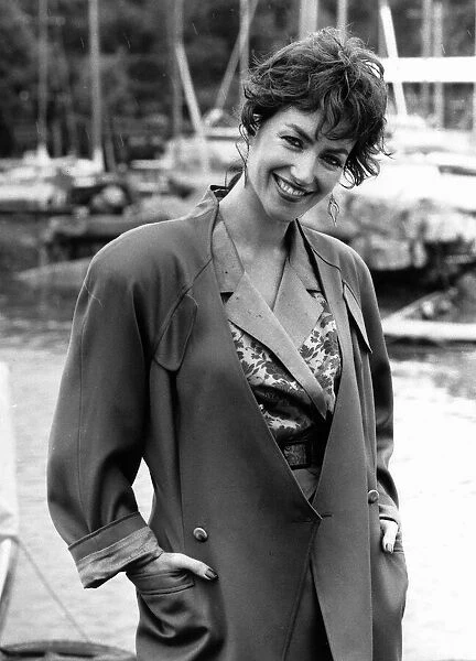 Actress Susan Gilmore in Howards Way TV programme August 1986