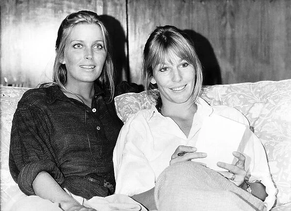 Bo Derek Actress with her sister Kerry in London