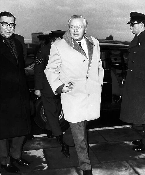 Harold Wilson Prime Minister on his visit to Germany 1969