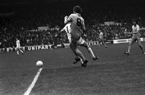 Leeds United 3 v. Coventry 0. Division 1 Football. April 1981 MF02-11-045