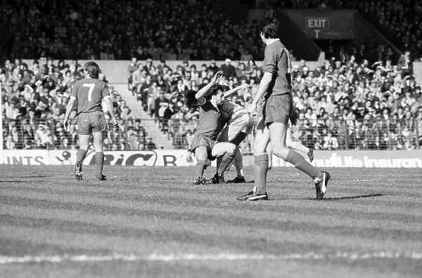 Manchester City 0 v. Liverpool 5. April 1982 MF06-25-015 Local Caption Division 1