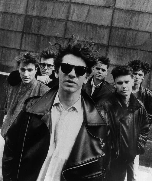 Michael Hutchence singer with pop group INXS 1986