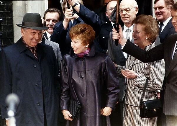Mikhail and Raisa Gorbachev visit England 1989
