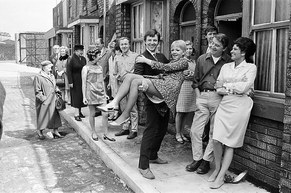 A new street setting for 'Coronation Street'. Granada TV have built an outdoor
