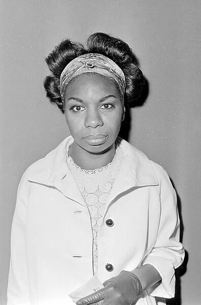Nina Simone June 1965 Jazz singer Pictured at Annies Club Eunice Kathleen