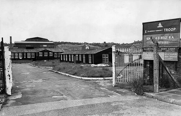 The TA centre in Caerau Lane, Ely, Cardiff, South Glamorgan, Wales. June 1968