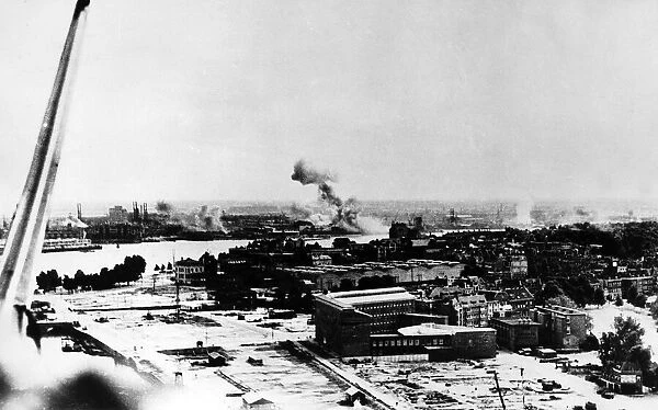 WW2 RAF daylight attack on the shipyard In Rotterdam 1941