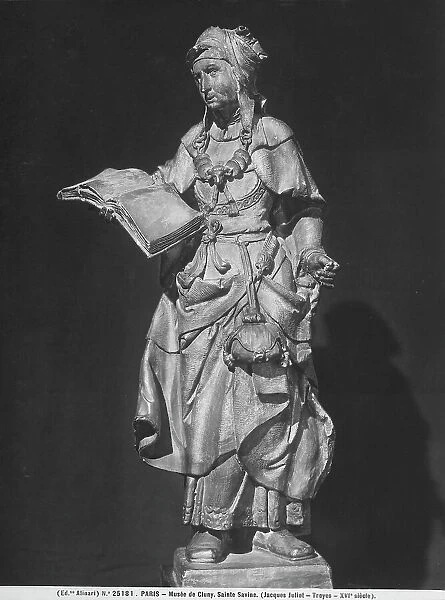 Statue of St. Savina, work by Jacques Juliot, Muse du Moyen-Age de Cluny, Paris