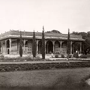 19th century vintage photograph India - Tippoos Summer Palace [the Darya Daulat Bagh] at