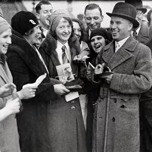 Actor Charlie Chaplin on his return to the UK in 1931