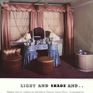 Advert for Celanese curtain ninon 1938