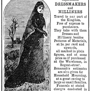 Advert for Jays of London Mourning for families