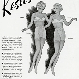 Advert for Kestos lingerie 1938