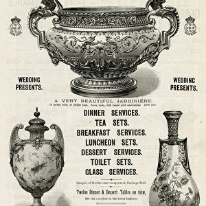 Advert for Phillipss china 1890