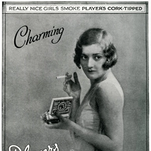 Advert for Players cigarettes 1928