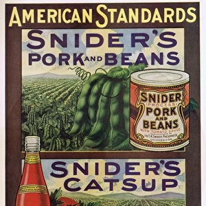 Advert for Sniders Pork and Beans and Catsup