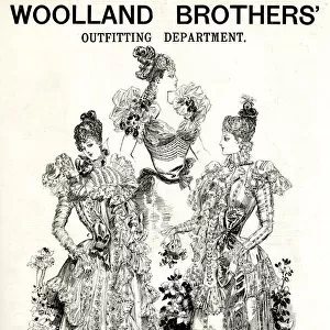 Advert, Woolland Brothers, Knightsbridge, London