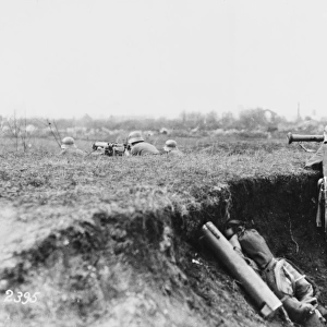 Advanced German machine gun post WWI